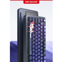 Клавиатура Red Square Alumix TKL Classic Kitsune (черный, g3ms Aquamarine)