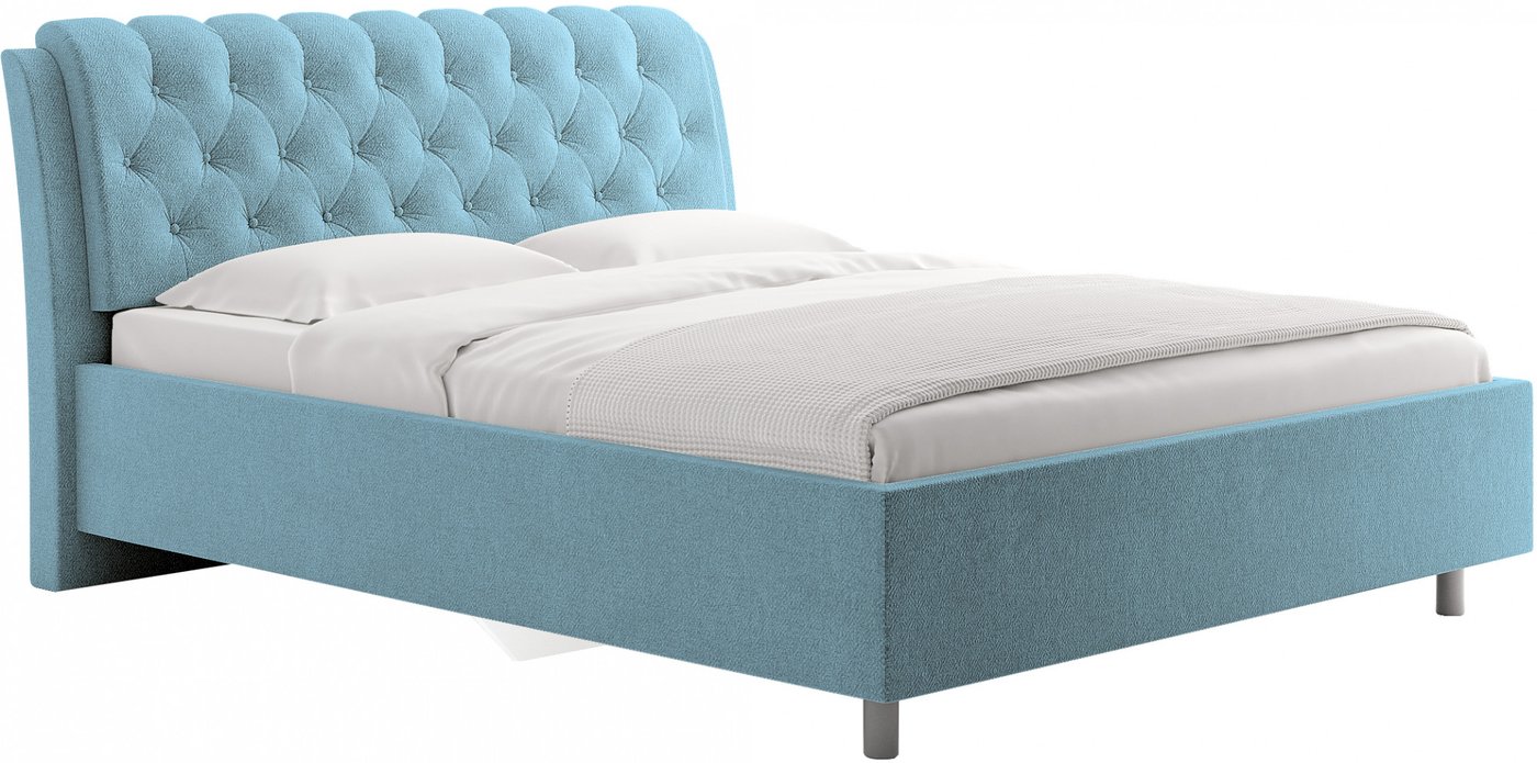 Кровать Сонум Olivia 90x200 (рогожка голубой)
