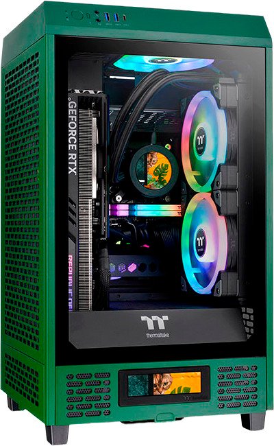 

Корпус Thermaltake The Tower 200 Racing Green CA-1X9-00SCWN-00