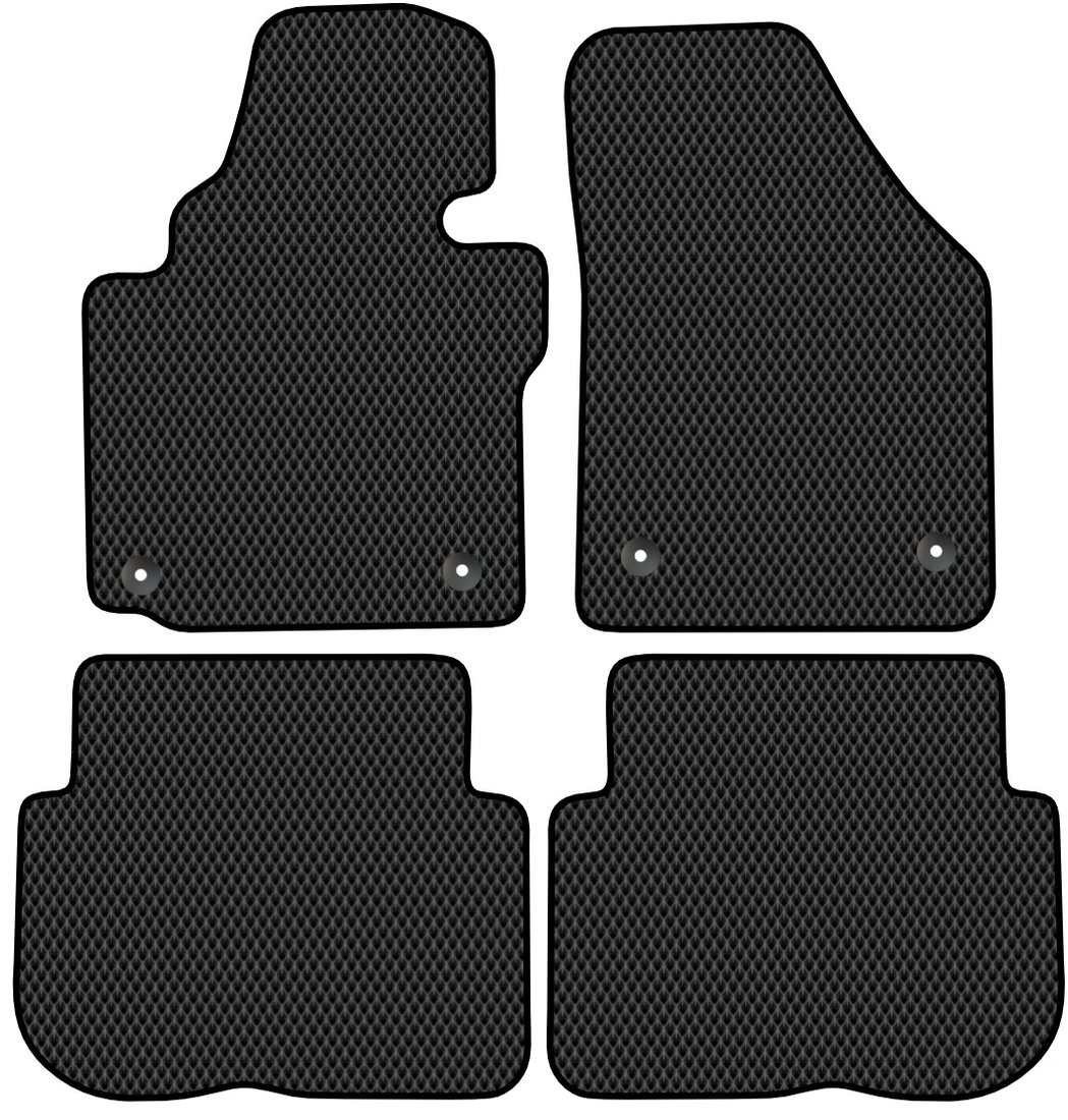 

Комплект ковриков для авто Alicosta Volkswagen Touran I (минивэн / 1T) 2010 - 2015 (черный, ромб)