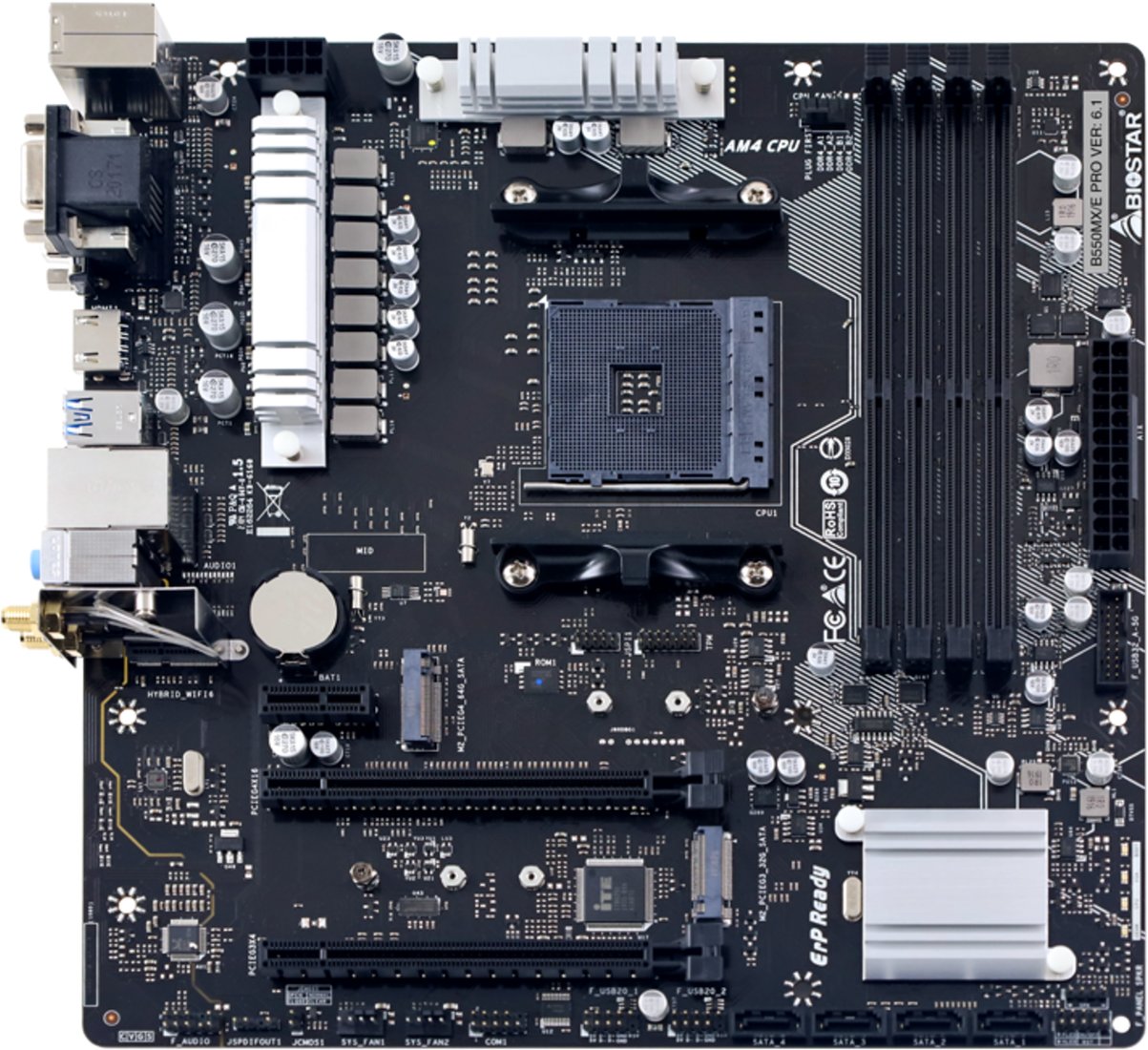 

Материнская плата BIOSTAR B550MX/E Pro Ver. 6.1