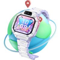 Детские умные часы Huawei Watch Kids X1 Pro (серебристый, с сиреневым ремешком, международная версия)
