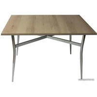 Кухонный стол Solt 120x80 (дуб/ноги гнутые усиленные хром)