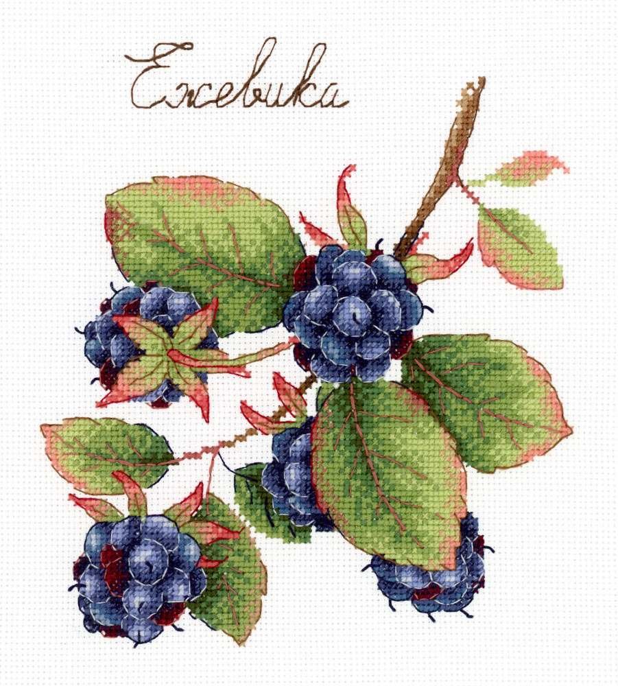 

Набор для вышивания М.П.Студия Дары природы. Ежевика
