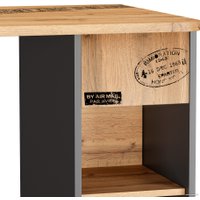 Стол Involux Приставка Ласкар 169S005 правый (дуб натюрель/графит) в Бресте