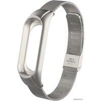 Браслет Xiaomi миланский сетчатый для Mi Band 3 (серебристый)