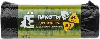 Пакеты для мусора Ромашка Е-Ромашка ЕЛР60-30/35 (30 шт)