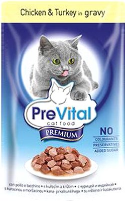

Пресервы PreVital Premium Chicken and Turkey in jelly 100 г