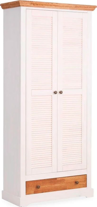 

Шкаф распашной Диприз Асти 2 дв.1 ящ. Д.7317-1 (дуб/белый воск/дуб масло)