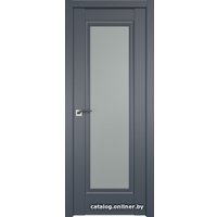 Межкомнатная дверь ProfilDoors 2.35U L 60x200 (антрацит, стекло матовое)