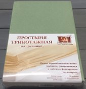 Трикотажная на резинке 180x200x20 ПТР-ОЛ-180(180) (оливковый)