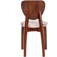 Стул TetChair Diamante мягкое сиденье (коричневый/крекс бежевый)