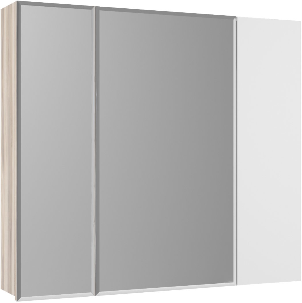 Style Line Шкаф с зеркалом для ванной Берген 80см