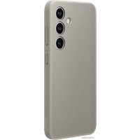 Чехол для телефона Samsung Vegan Leather Case S24 (серо-коричневый)