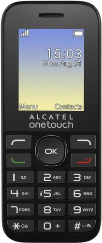 Кнопочный телефон Alcatel One Touch 1016D Black