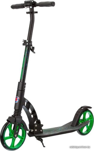 Двухколесный подростковый самокат Slider Urban Voyager SU11G (черный/зеленый)