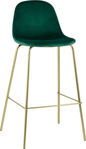 Стул Stool Group Валенсия велюр барный (зеленый) золотые ножки