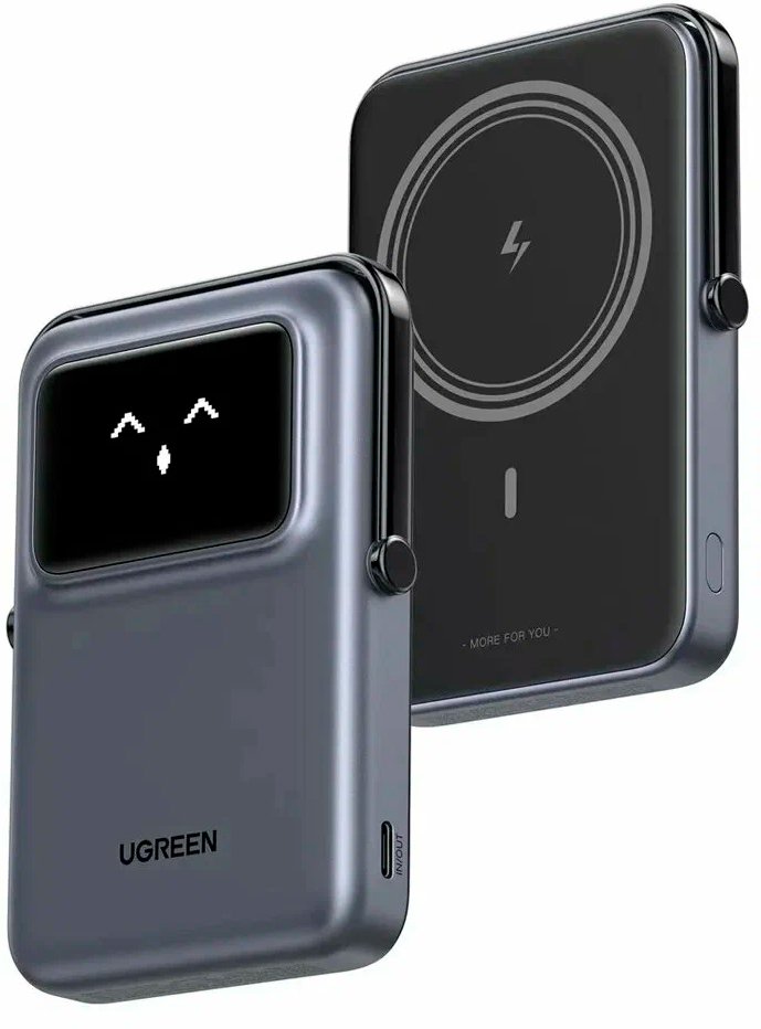 

Внешний аккумулятор Ugreen PB572 10000mAh (серый)