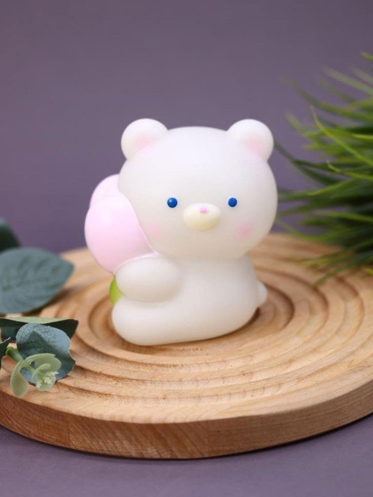 Ночник ILikeGift Bear Big Heart 132-0268 (желтый)