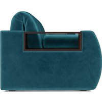 Диван Мебель-АРС Аккордеон Барон №3 ППУ 155x200 (бархат синий/зеленый Star Velvet 43 Black Green)