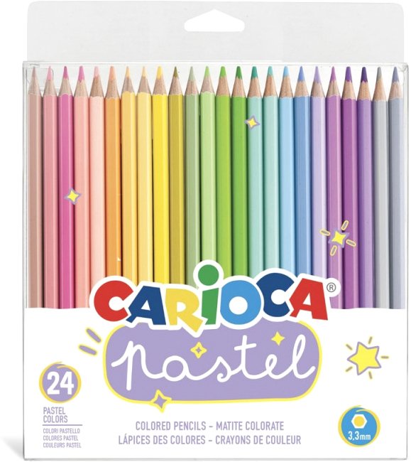 

Набор цветных карандашей Carioca Pastel 43310 (24 цв)