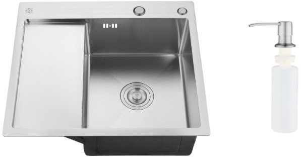 

Кухонная мойка РМС MRK-5851R (с дозатором)