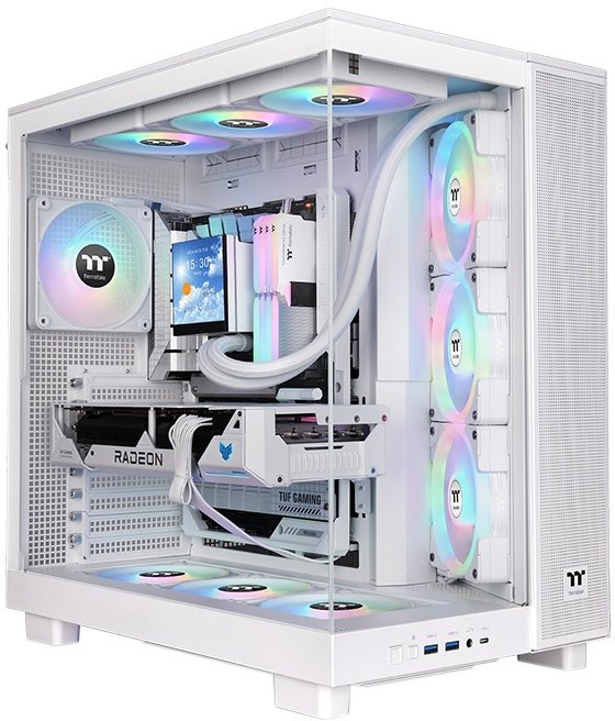 

Корпус Thermaltake View 380 XL TG ARGB Snow CA-11E-00M6WN-00