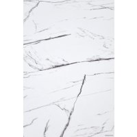 Кухонный стол Halmar Denver 80 (белый мрамор/белый)