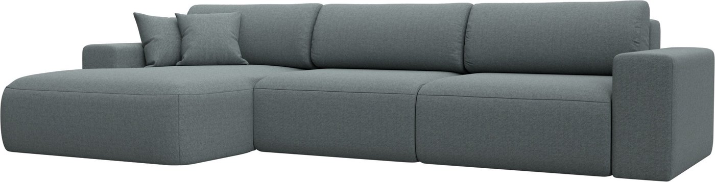 

Угловой диван Лига диванов Лига-036 НПБ Классик Лонг левый 124680L (рогожка амур серый)