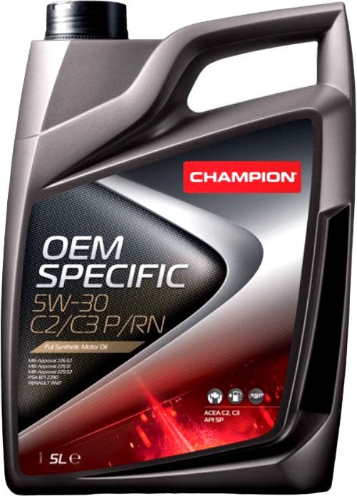 

Моторное масло Champion OEM Specific 5W-30 C2/C3 P/RN 5л