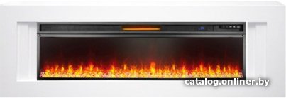 Каминокомплект Smolcom Line V60 с Royal Flame Vision 60 LED (бьянко белый)