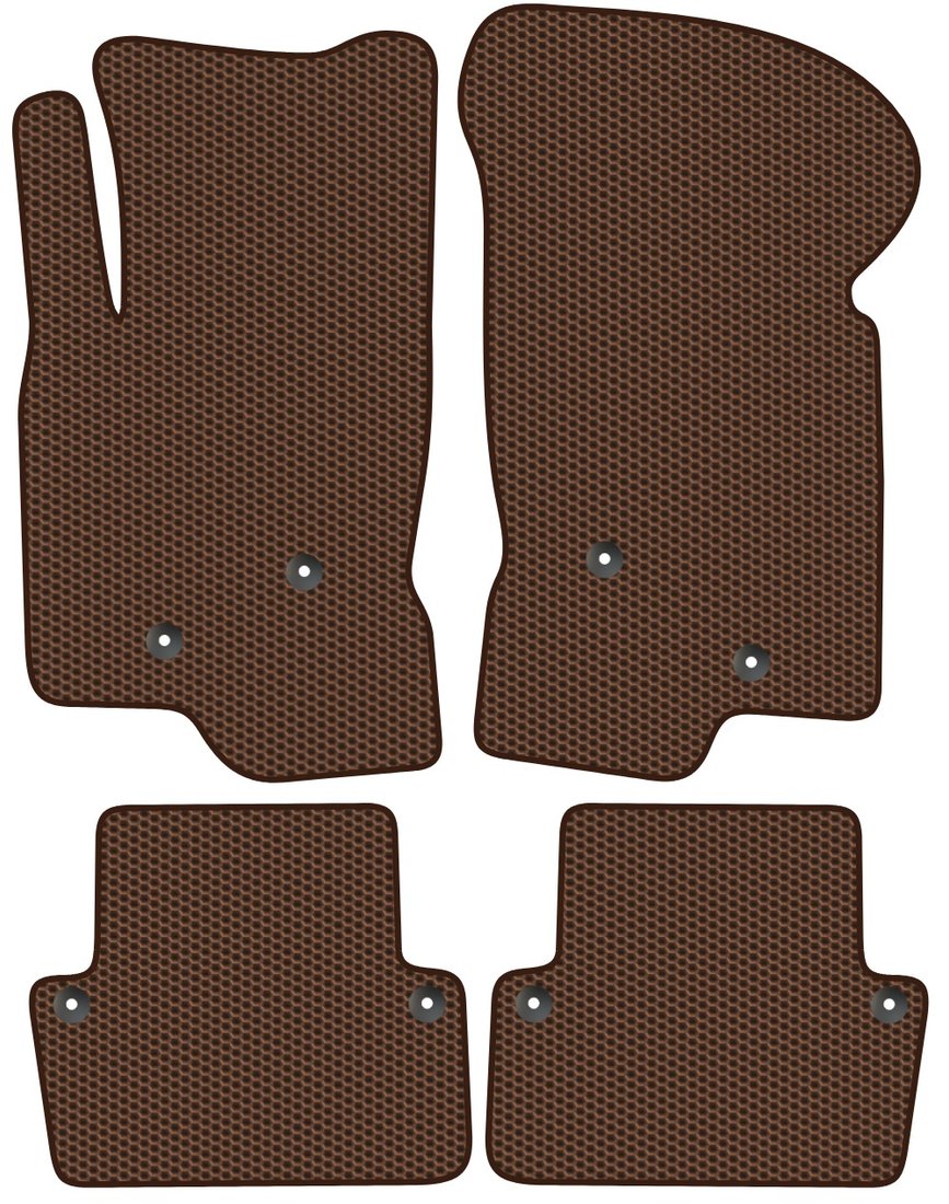 

Комплект ковриков для авто Alicosta Volvo XC70 II (suv / S) 2000 - 2007 (коричневый, сота)