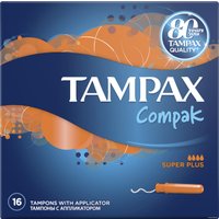 Тампоны с аппликатором Tampax Compak Super Plus с аппликатором (16 шт)