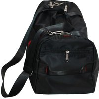 Спортивная сумка Rise М-226 (черный/красный)