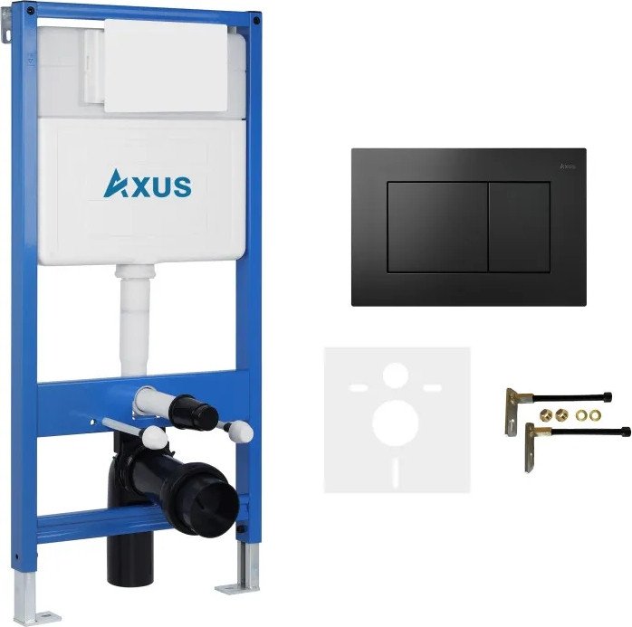 Инсталляция для унитаза Axus 011D с кнопкой 097JB