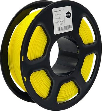 Mitek PETG (1.75мм, 1кг, желтый прозрачный)