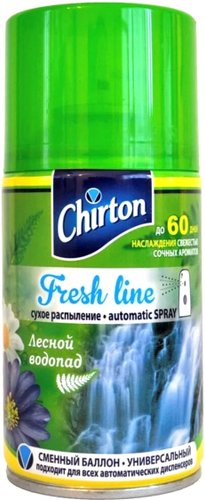 Сменный блок для освежителя воздуха Chirton Фреш Лайн Лесной водопад (250 мл)