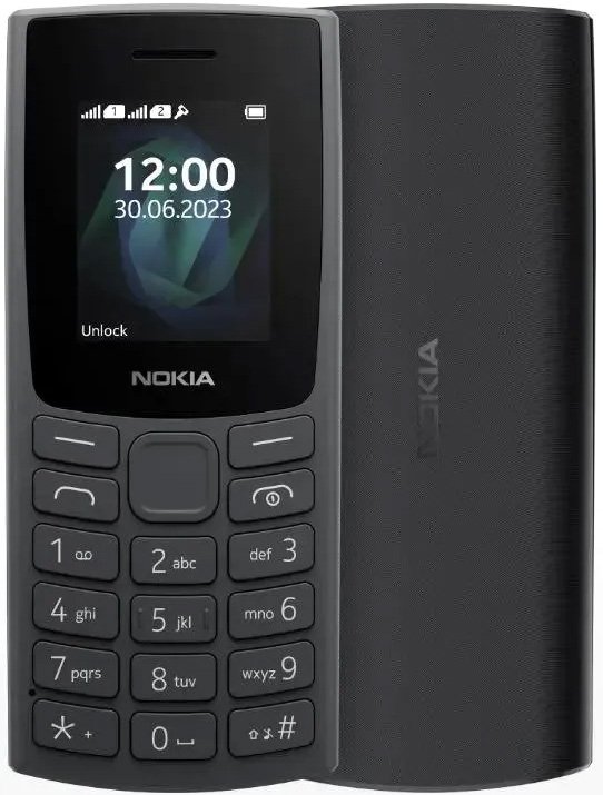 

Телефон Nokia 105 4G (2023) Dual SIM TA-1551 (черный)