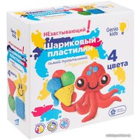 Пластилин Genio Kids Шариковый Незастывающий TA1804 (4 цв)