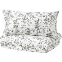 Евро комплект постельного белья Ikea Альвине Квист 101.596.31 (серый)