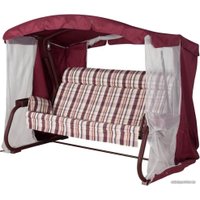 Садовые качели Удачная мебель Мерида Премиум (винный 336) в Гродно