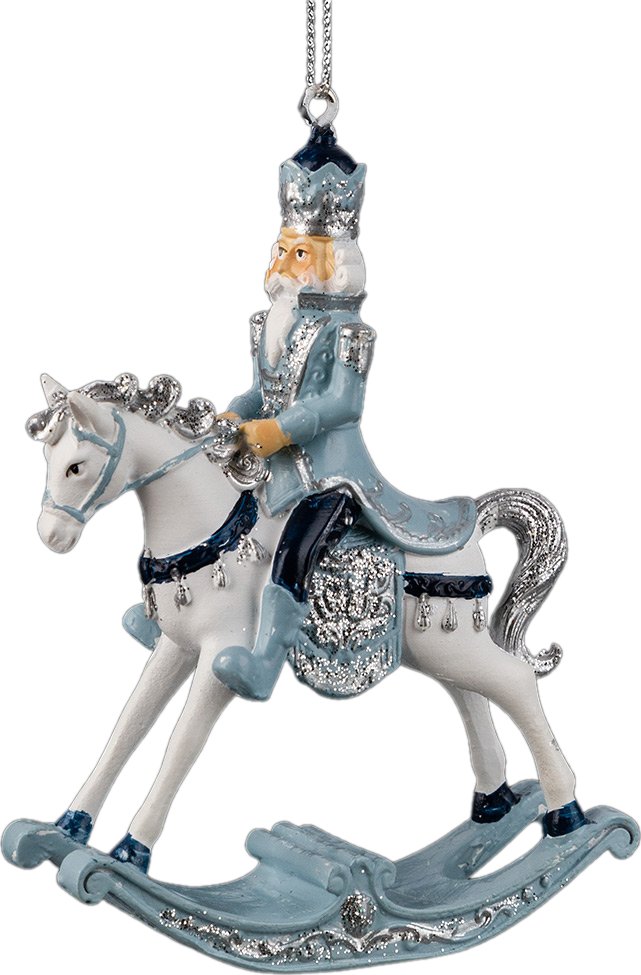 

Елочная игрушка Erich Krause Decor. Волшебник на лошадке-качалке 62445