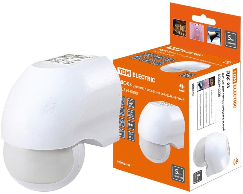 

Датчик движения TDM Electric ДДС-03 SQ0324-0008