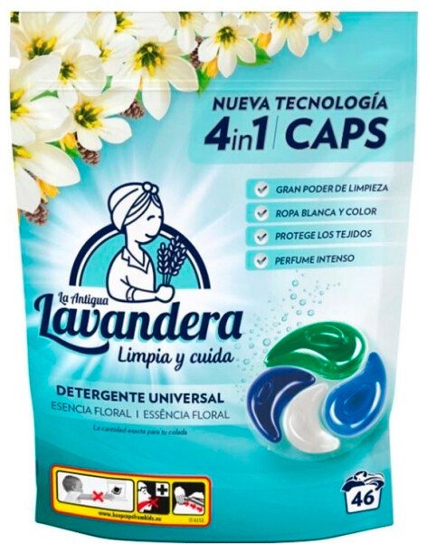 Капсулы для стирки La Antigue Lavandera Esencia Floral (46 штx22г)