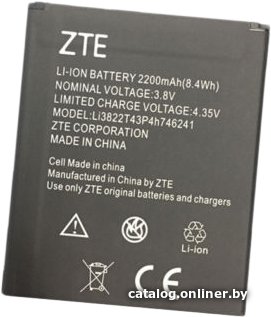 Аккумулятор для телефона Копия ZTE Li3822T43P4h746241