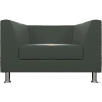 Интерьерное кресло Brioli Дедрик (экокожа, L21 серый)