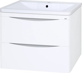 Misty Тумба с умывальником Атлантик 60 П-Атл-01060-011П2Я+10.020.00600.001