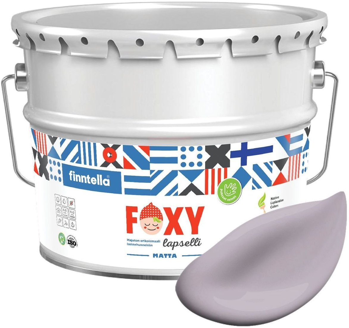 

Краска Finntella Foxy Lapselli Matte Katu F-50-1-9-FL238 9 л (фиолетовый)