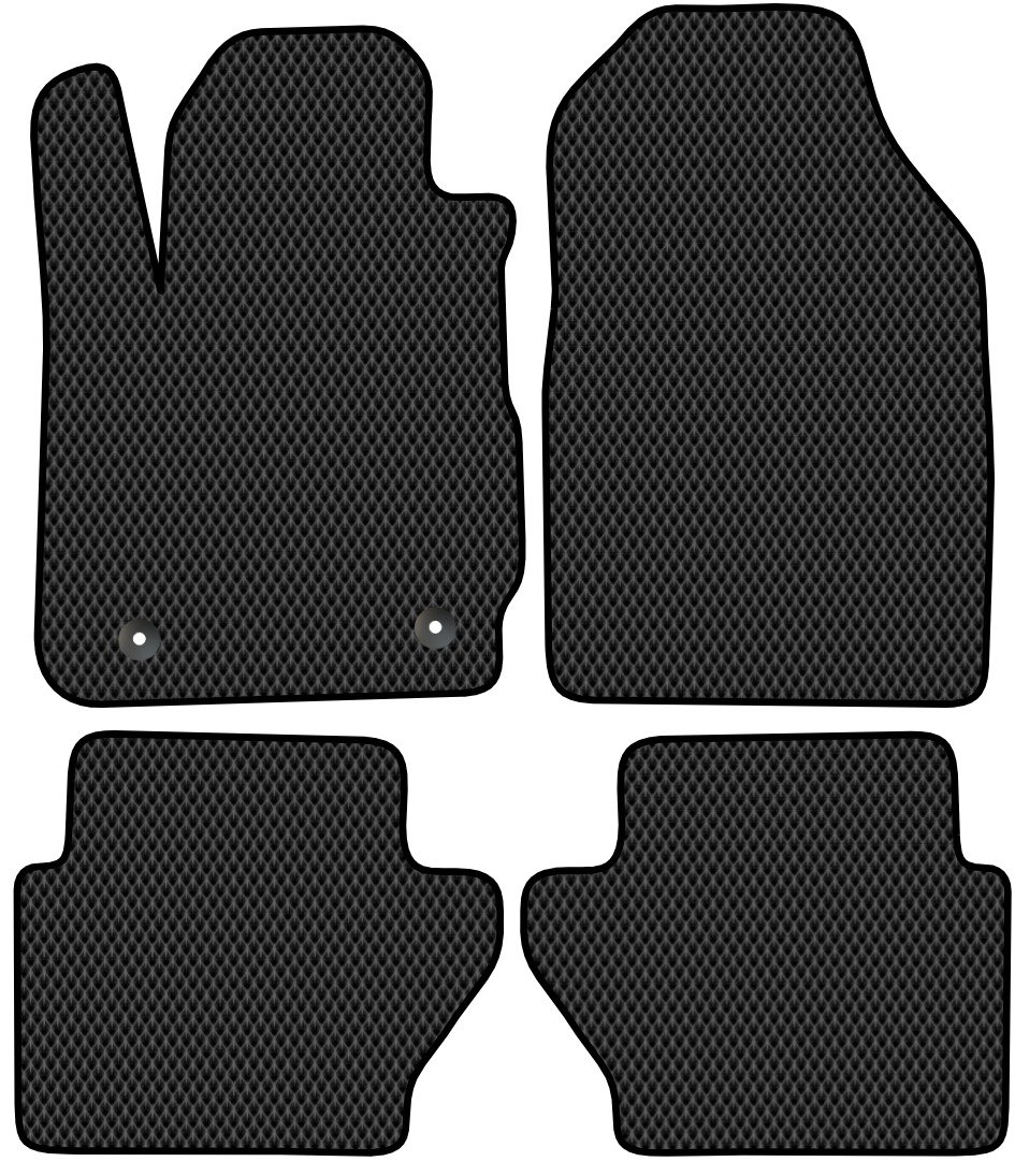 

Комплект ковриков для авто Alicosta Ford Fiesta VI (хэтчбек 5 дв / Mk7) 2013 - 2019 (черный, ромб)