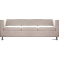 Софа Brioli Билли трехместный (рогожка, J1 кремовый)